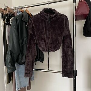 Urban Outfitters Purple Plush Jacket